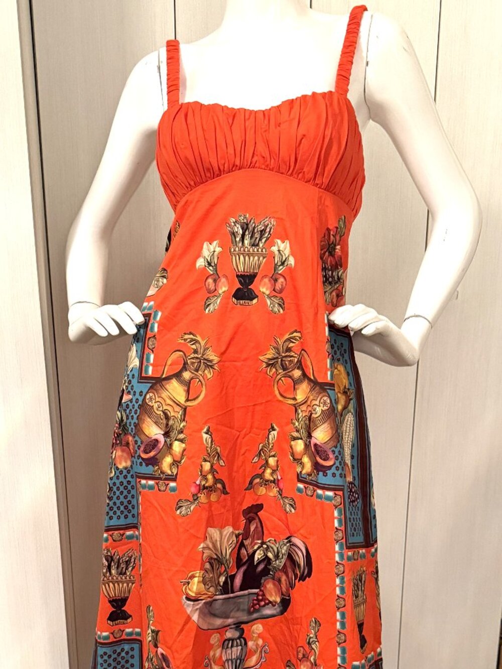 Alemais Rocco Cotton Midi dress Size AU6/US2